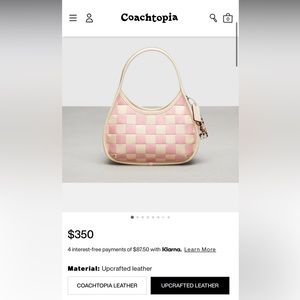 Coachtopia Bubblegum Pink/Ivory Ergo Leather
